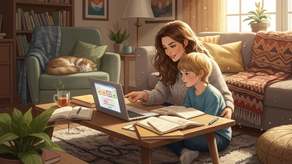 free AI tools for homeschool teaching used by parents and children