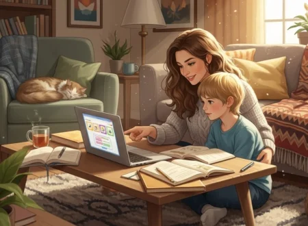 free AI tools for homeschool teaching used by parents and children