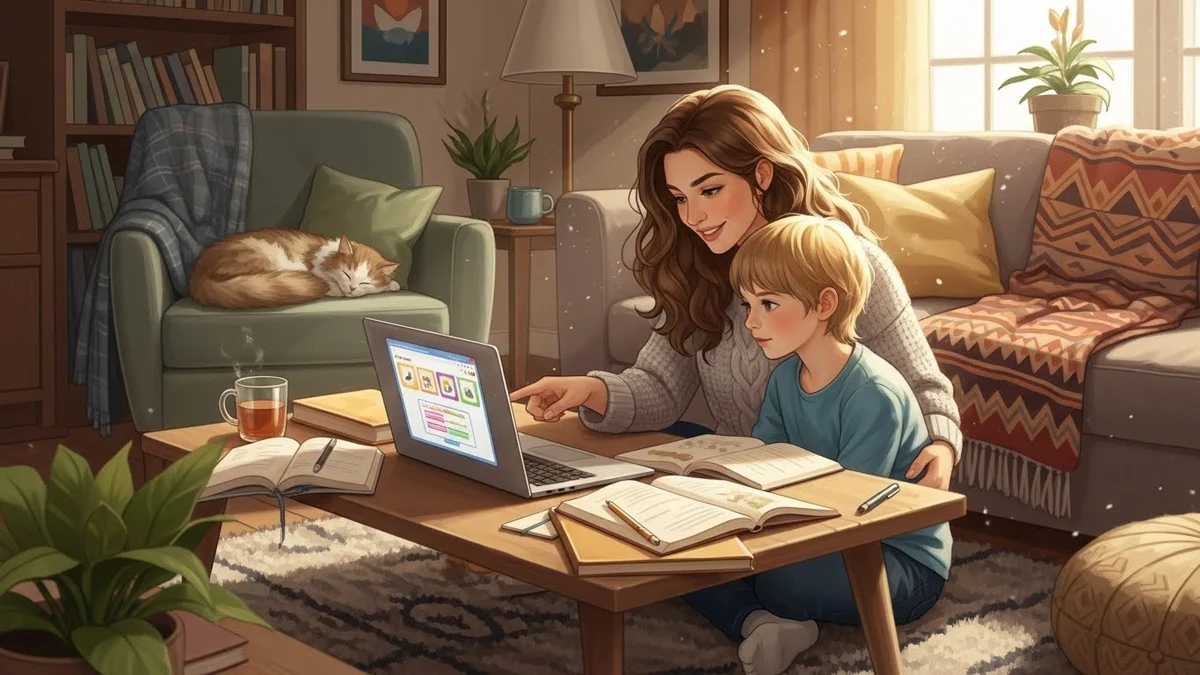 free AI tools for homeschool teaching used by parents and children