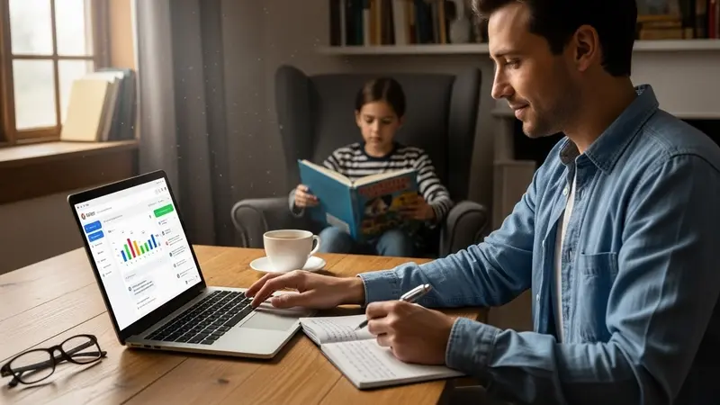 Parental supervision of AI tutoring at home