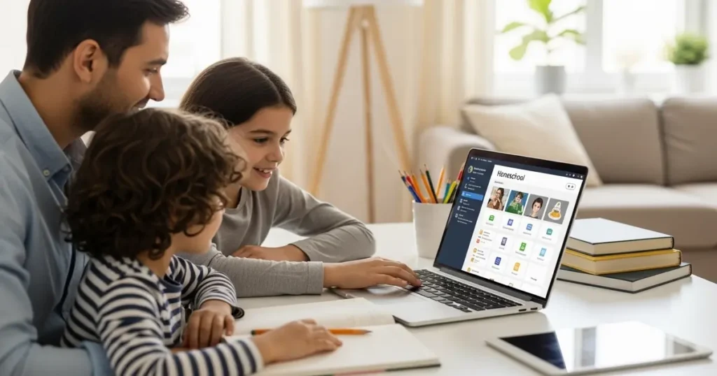 Time4Learning homeschool curriculum dashboard for students