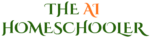 The AI Homeschooler logo with a green house and leaf symbol representing AI-powered homeschooling
