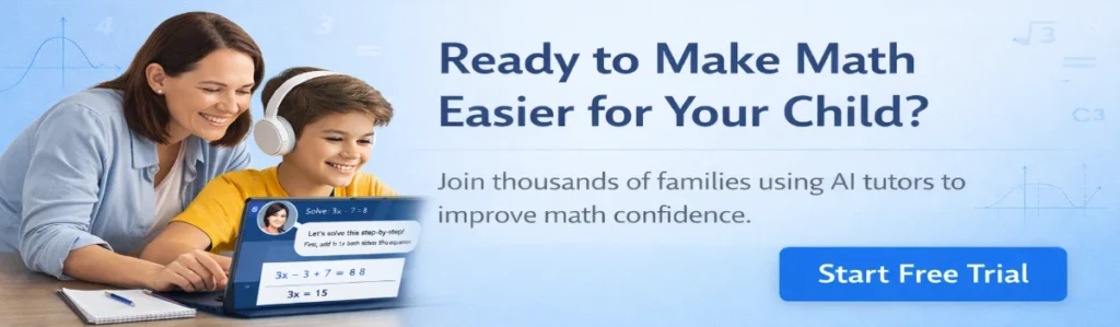 AI math tutor helping kids understand math step by step